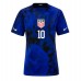 Dámy Fotbalový dres Spojené státy Christian Pulisic #10 MS 2022 Venkovní Krátký Rukáv